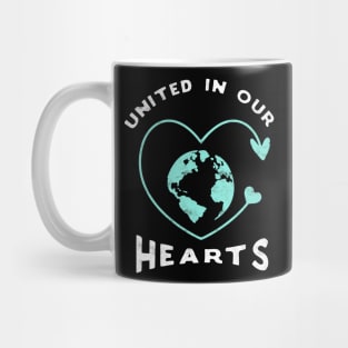 United in our hearts. Mug